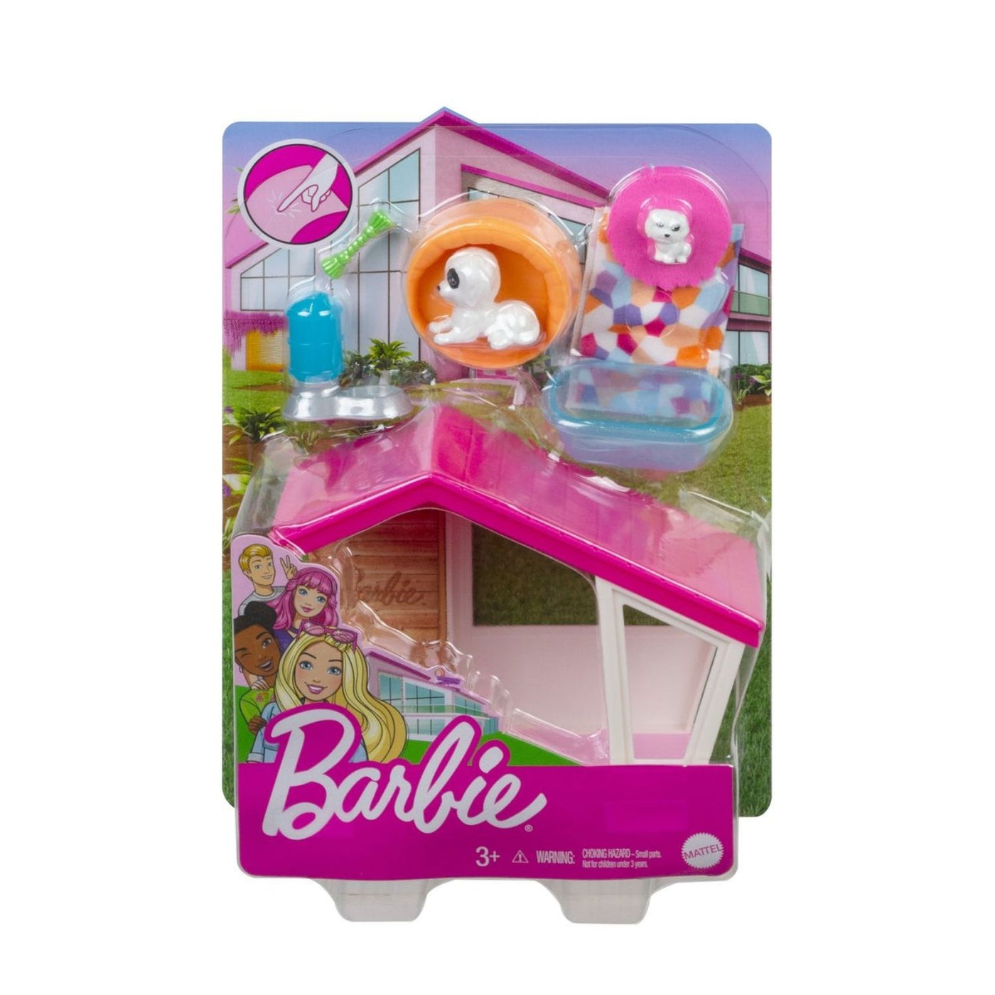 Barbie puppy sales house playset