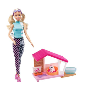 Barbie Mini Playset with pet - Kennel