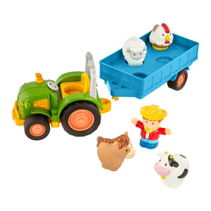 Battat Farming Fun Tractor - Lights & Sounds Tractor With Animals