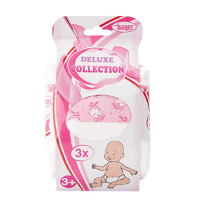 Bayer Diapers for Dolls (3pc)