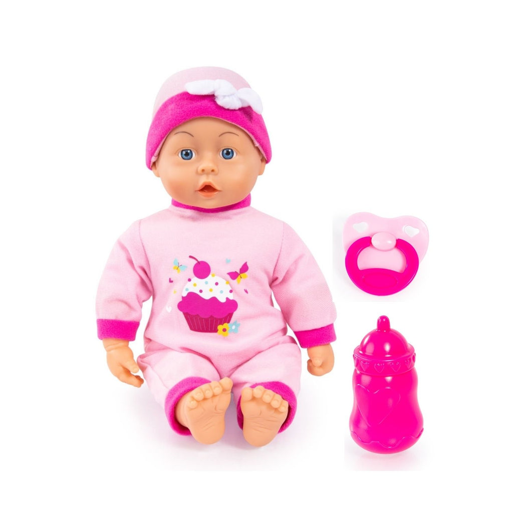 Bayer First Words Baby Anna Doll - Pink 38cm