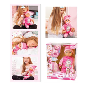 Bayer Tears Baby Doll 38cm (Pink) Kitten