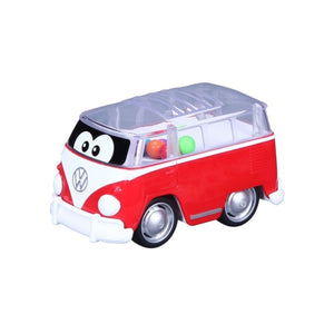 Bb Junior Poppin' Bus - VW Samba Bus Red