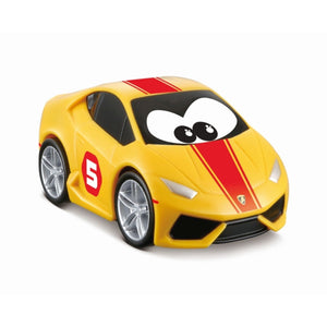 Bburago Junior Push & Race Lamborghini Huracan - Yellow