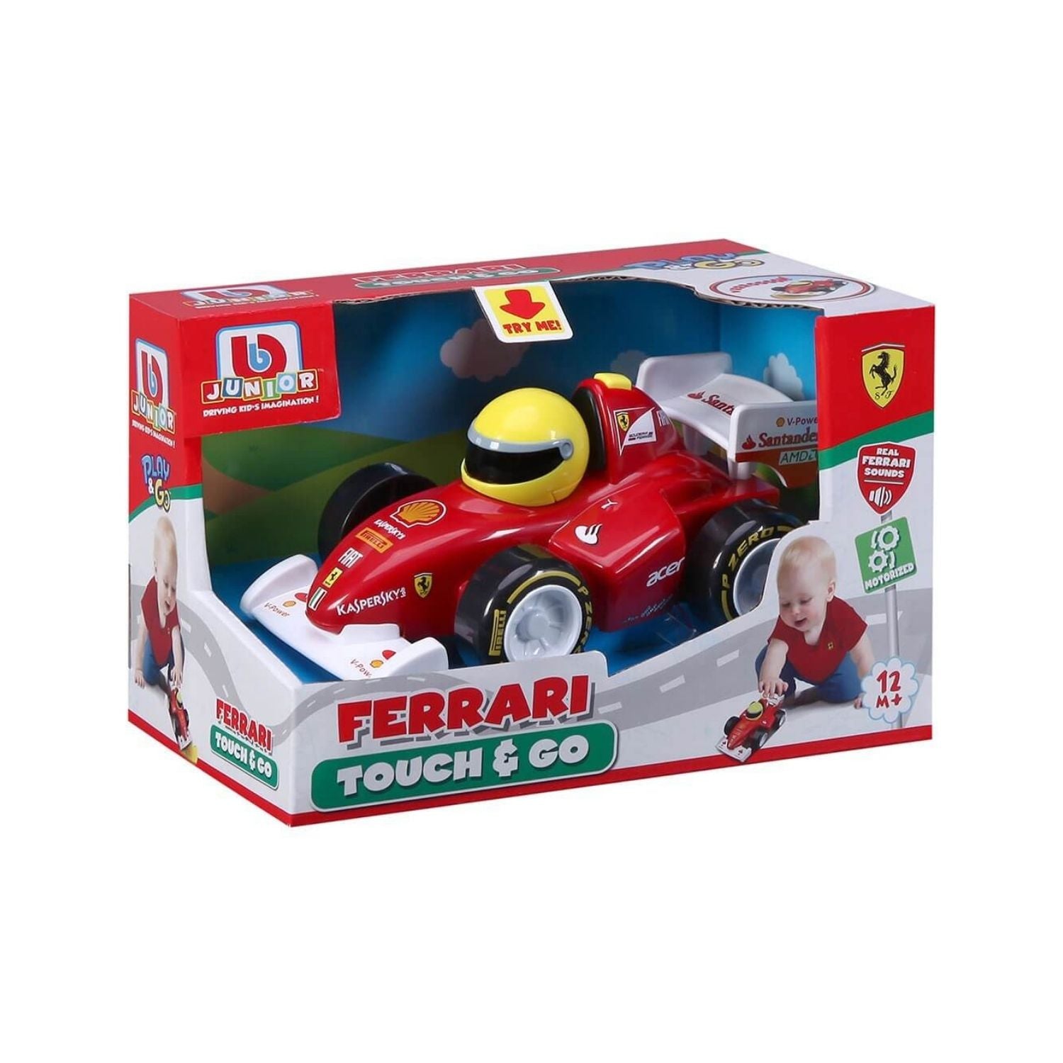 Bburago Junior Touch & Go Ferrari F2012