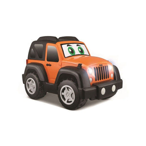 Bburago Junior Touch & Go Jeep Wrangler Unlimited - Orange
