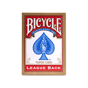 Bicycle League Back Playing Cards - Red