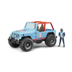 Bruder Jeep Cross Country Racer With Driver - Blue