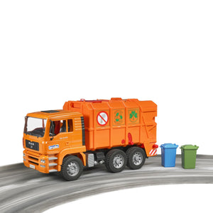 Bruder MAN TGA Garbage Truck Orange