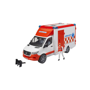 Bruder MB Sprinter Ambulance with driver and L+S