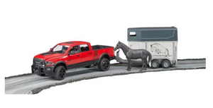 Bruder RAM 2500 Power Wagon With 1 Horse & Trailer