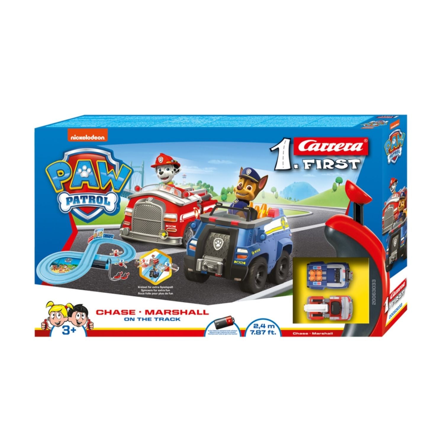 Carrera First Paw Patrol -  On the Track 2.4m