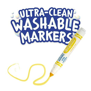 Crayola - 12 Ultra Clean Broadline Washable Markers