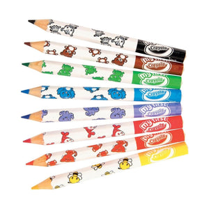 Crayola-Mini Kids 8 Jumbo Decorated Pencils