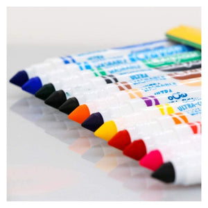 Crayola - 12 Ultra Clean Broadline Washable Markers
