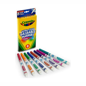 Crayola - 8 Ultra Clean Fineline Washable Markers