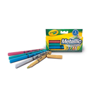 Crayola Metallic Markers 5 Pack