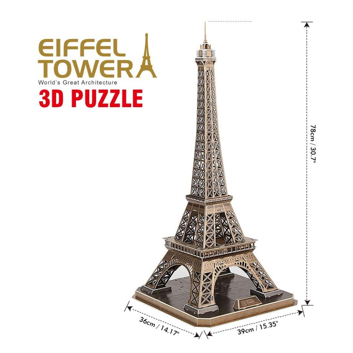 Eiffel Tower, 3D Puzzle Buildings, 3D Puzzles, Products