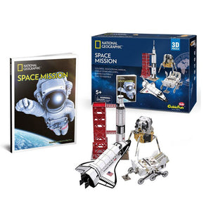 National Geographic Space Mission 3D Puzzle - 80 Pieces