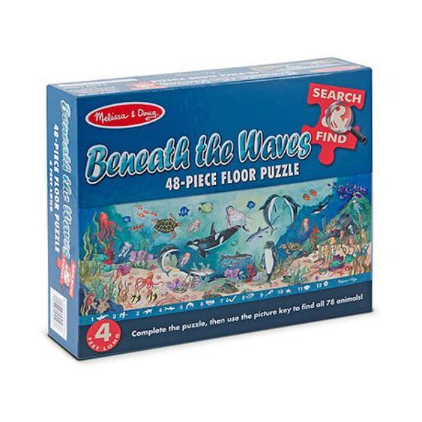 Melissa & Doug Search and Find Beneath the Waves Floor Puzzle (48 pc)