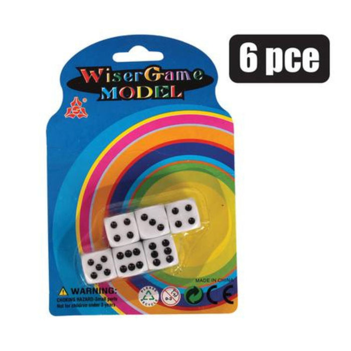 Dice 16mm card-of-6