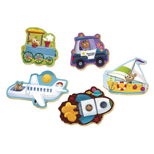 Educa Baby Puzzle - Vehicles 5 Puzzles 2-5 Pieces