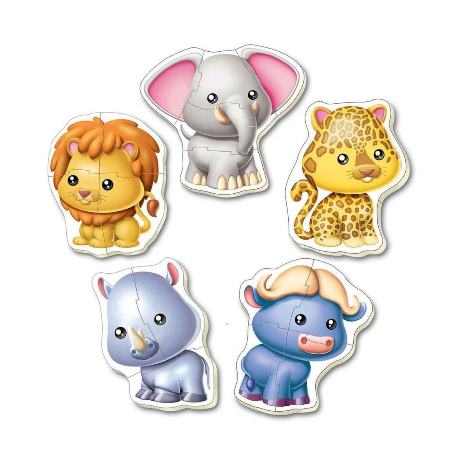 Educa Baby Wild Animals - 5 Puzzles
