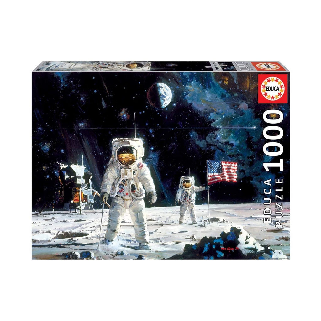 Educa First Men on the Moon - Robert McCall Adult Puzzle 1000 Pieces