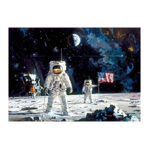 Educa First Men on the Moon - Robert McCall Adult Puzzle 1000 Pieces