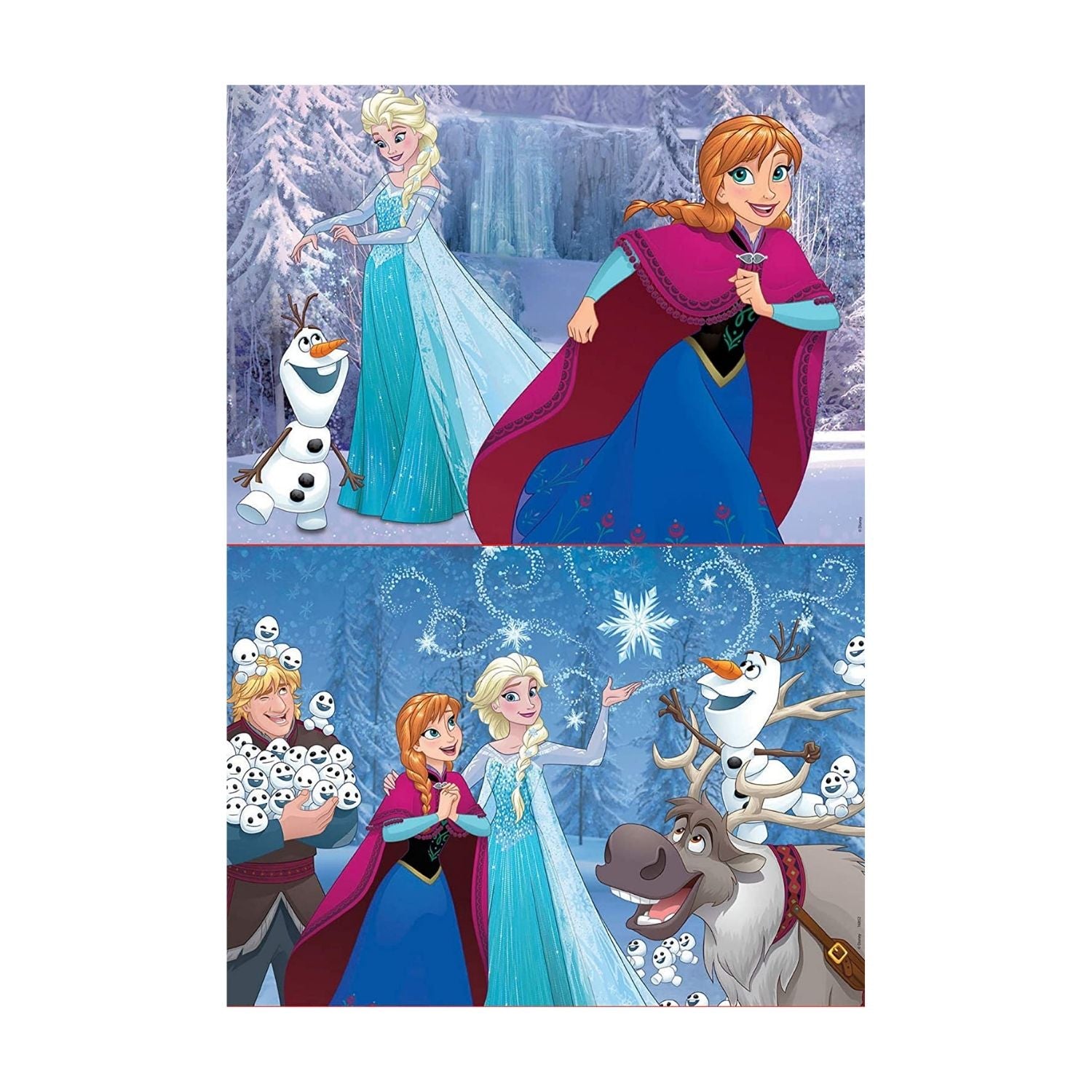 Educa Frozen Cardboard Puzzle 2 x 48 Pieces