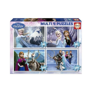 Educa Multi 4 Puzzles - Frozen (50, 80, 100 & 150pc)