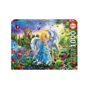 Educa The Princess And The Unicorn Adult Puzzle 1000 Pieces