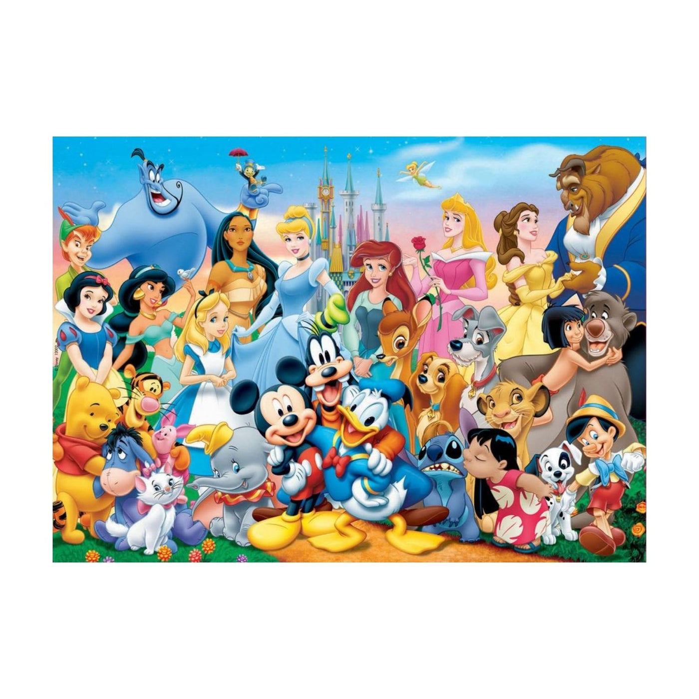 The wonderful World of Disney - Disney 100 pièces Puzzle en bois