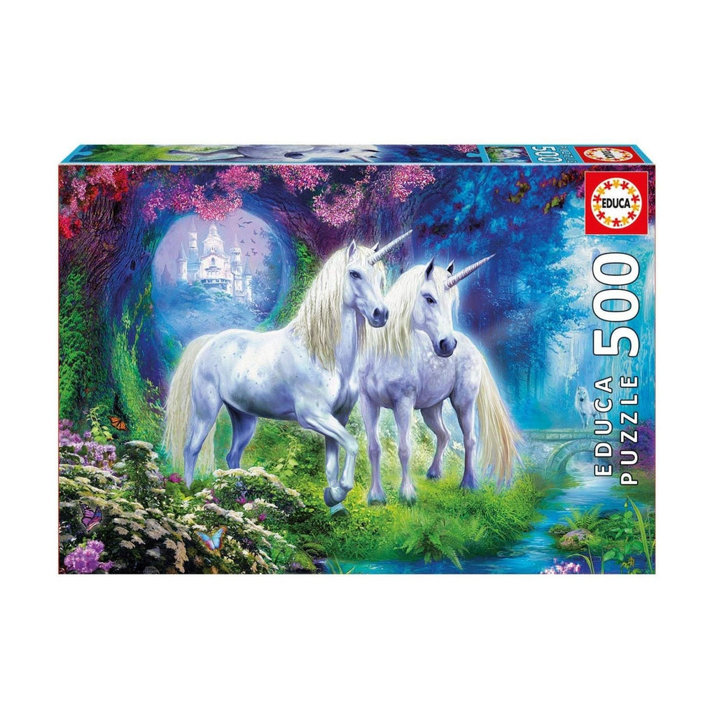 Educa Unicorns In The Forest Adult Puzzle 500 Pieces