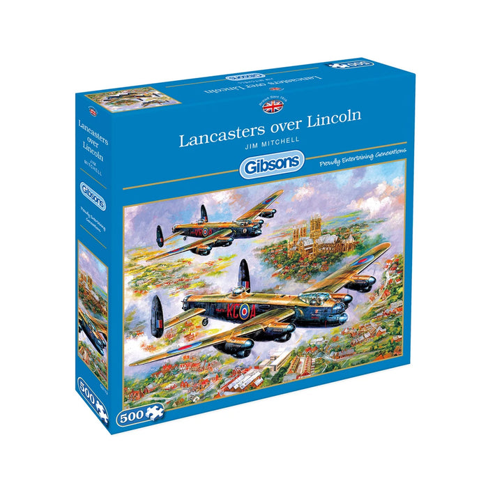 Gibsons Lancasters Over Lincoln 500 PCS Puzzle