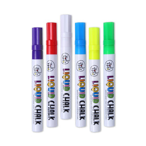 Jar Meló Liquid Chalk Markers 6 Colours