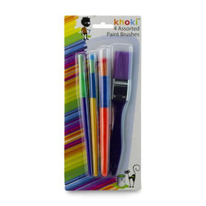Khoki - 4 Assorted Paint Brushes