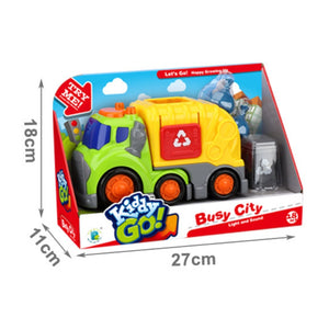 Kiddy Go! Busy City Lights & Sounds Garbage Truck