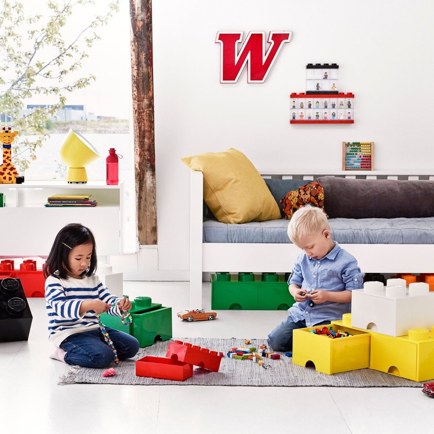 LEGO® 4-Stud Red Desk Drawer