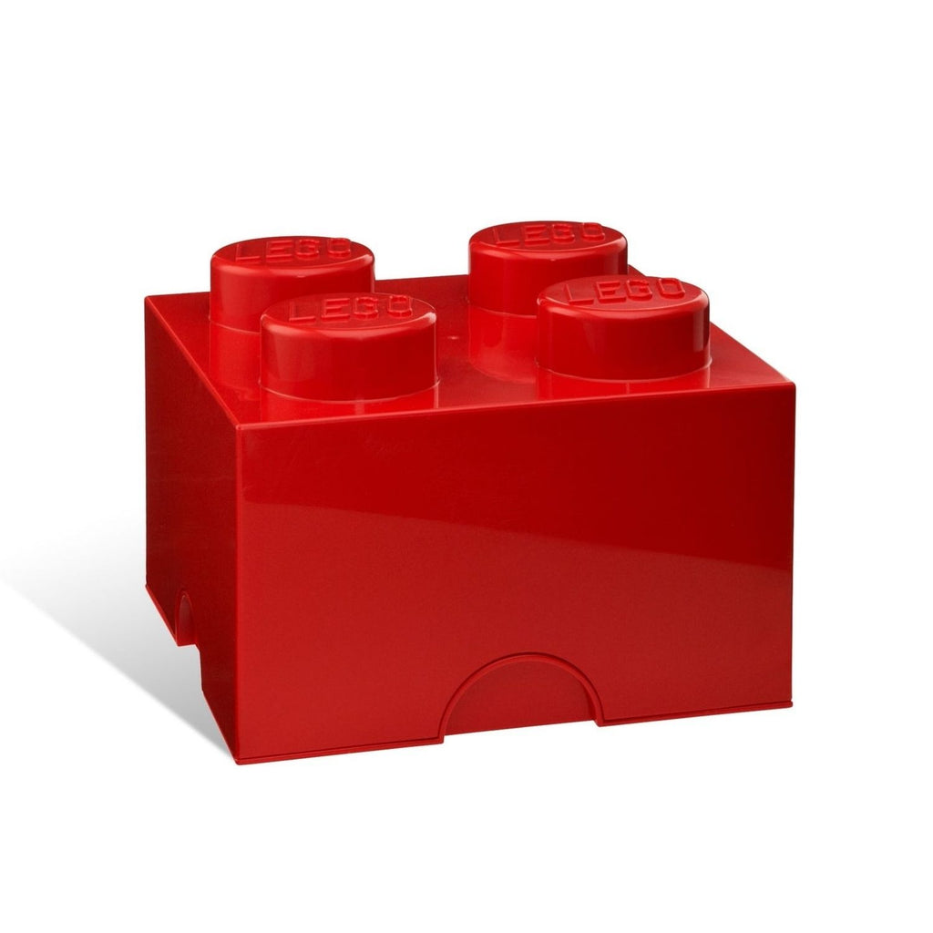  LEGO® 4-stud Red Storage Brick - Red