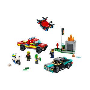 LEGO® City Fire - Fire Rescue & Police Chase 60319
