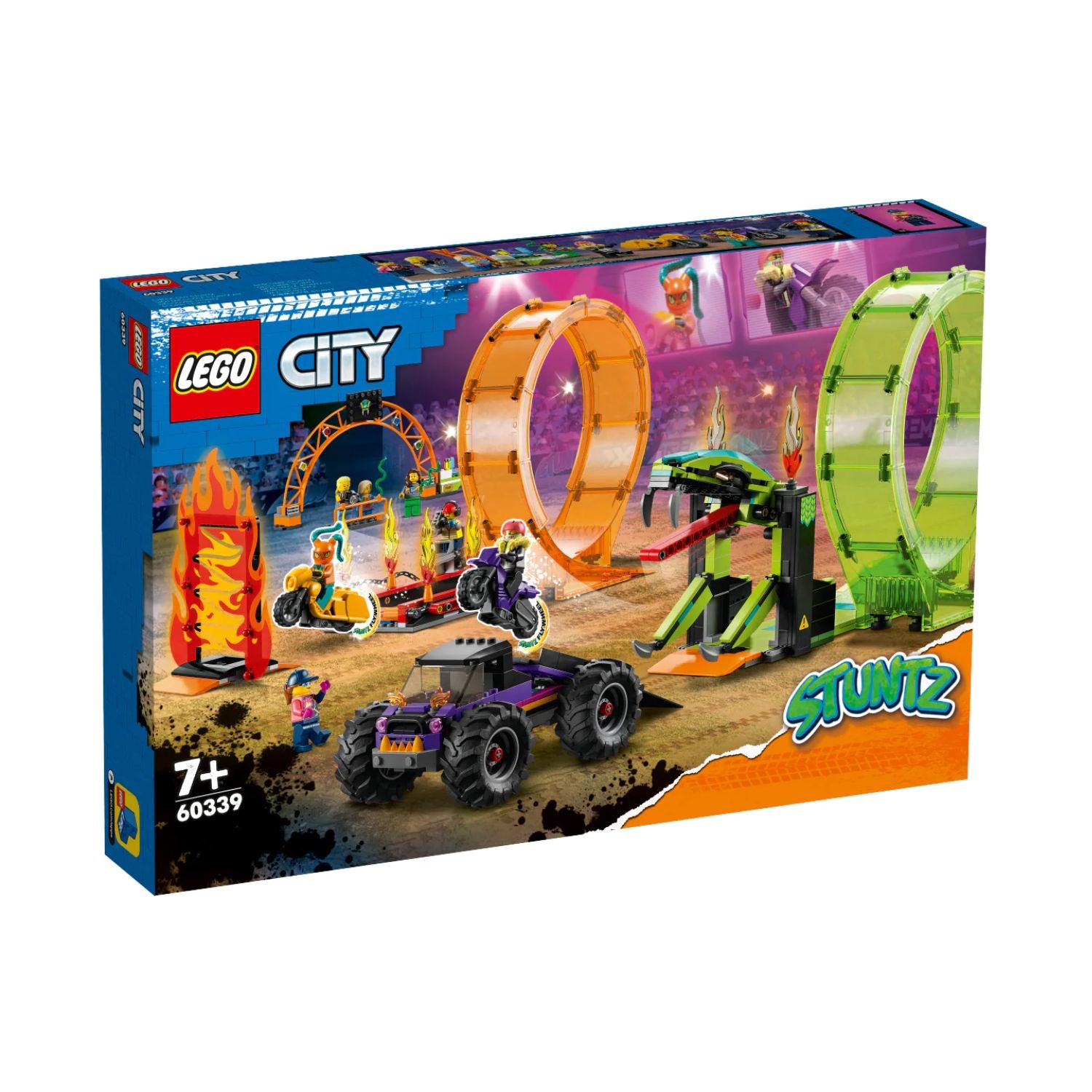 LEGO® City Stuntz Double Loop Stunt Arena 60339