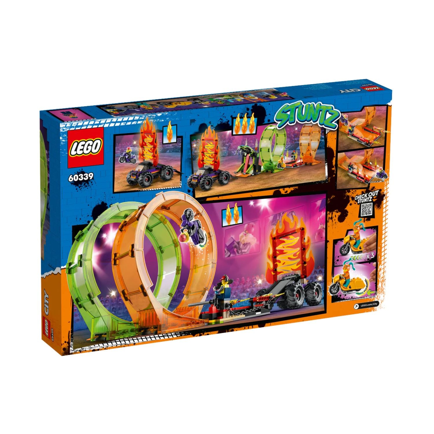 LEGO® City Stuntz Double Loop Stunt Arena 60339
