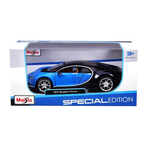 Maisto Bugatti Chiron Blue 1:24 Scale Diecast Vehicle