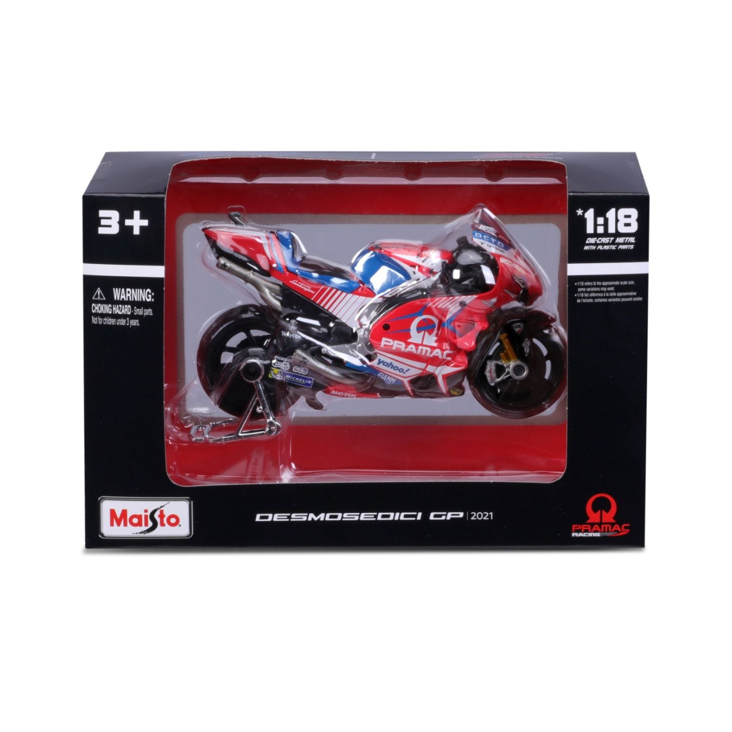 Maisto Ducati Pramac Racing MotoGP 2021 1/18