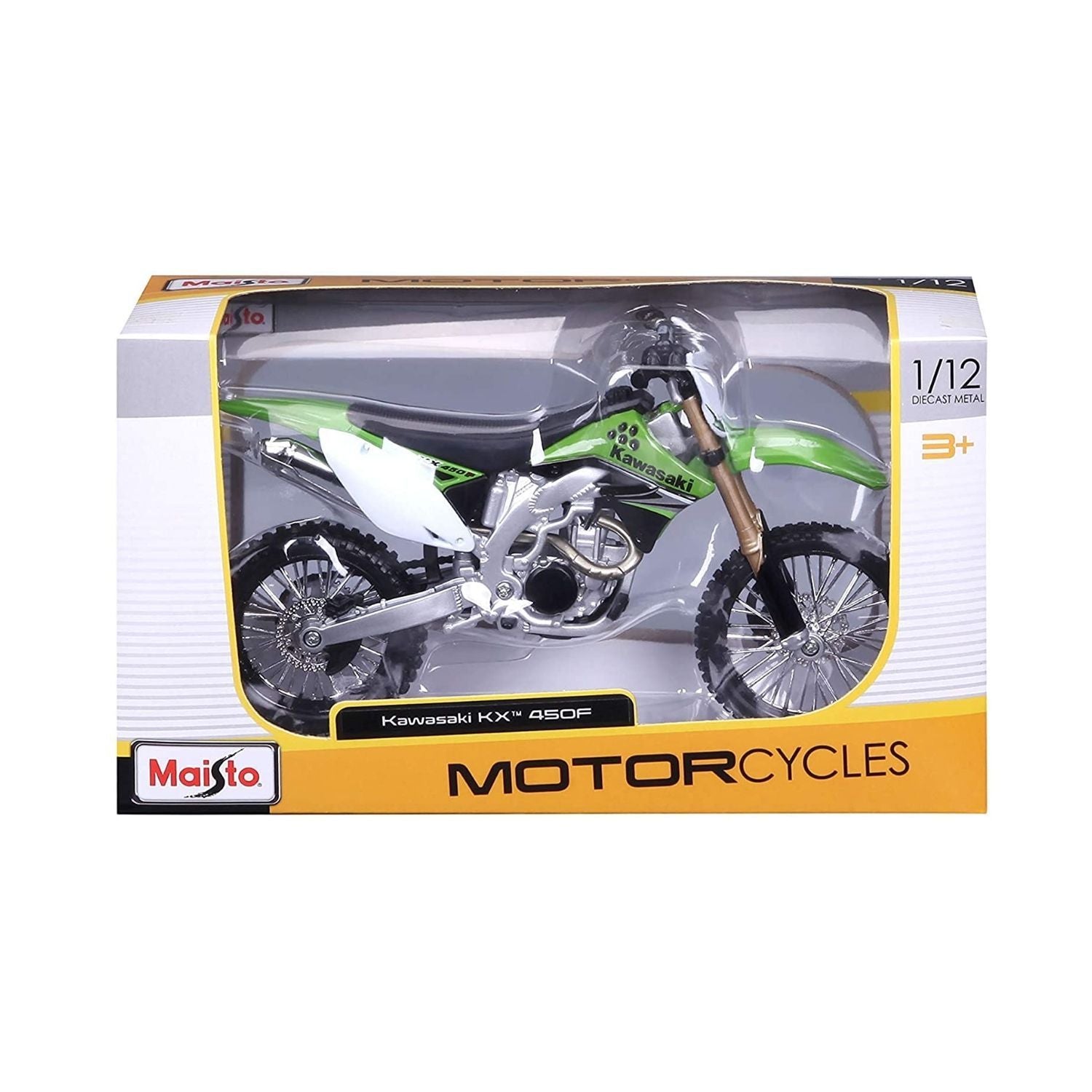 Maisto Kawasaki KX 450F 1:12 Scale Diecast Vehicle