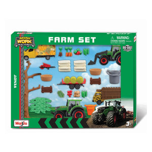 Maisto Mini Work Machine - Super Farm Playset Green