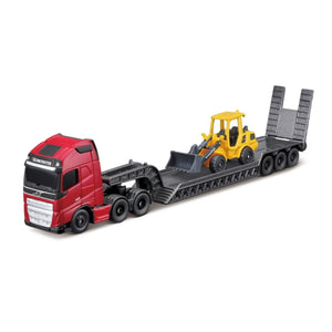 Maisto Volvo Truck with Low Loader & 3 inch Vehicle - TLB