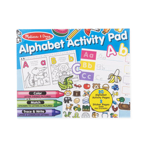 Melissa & Doug Alphabet Activity Sticker Pad for Colouring