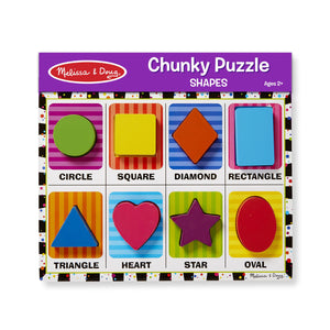 Melissa & Doug Chunky Puzzle - Shapes